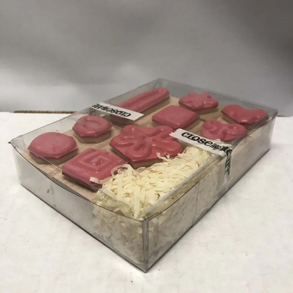 Close To My Heart Signs & Symbols Wooden Rubber Stamp Set 9 Pieces Graphics CTMH - Picture 4 of 5